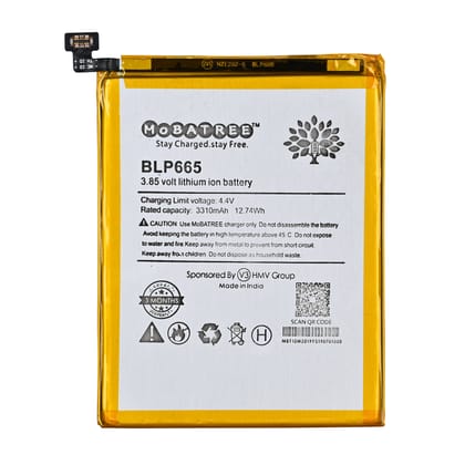 Mobatree Original Mobile Battery for Oppo REALME-1- BLP665, 3310 mAh, (6 months Guarantee)
