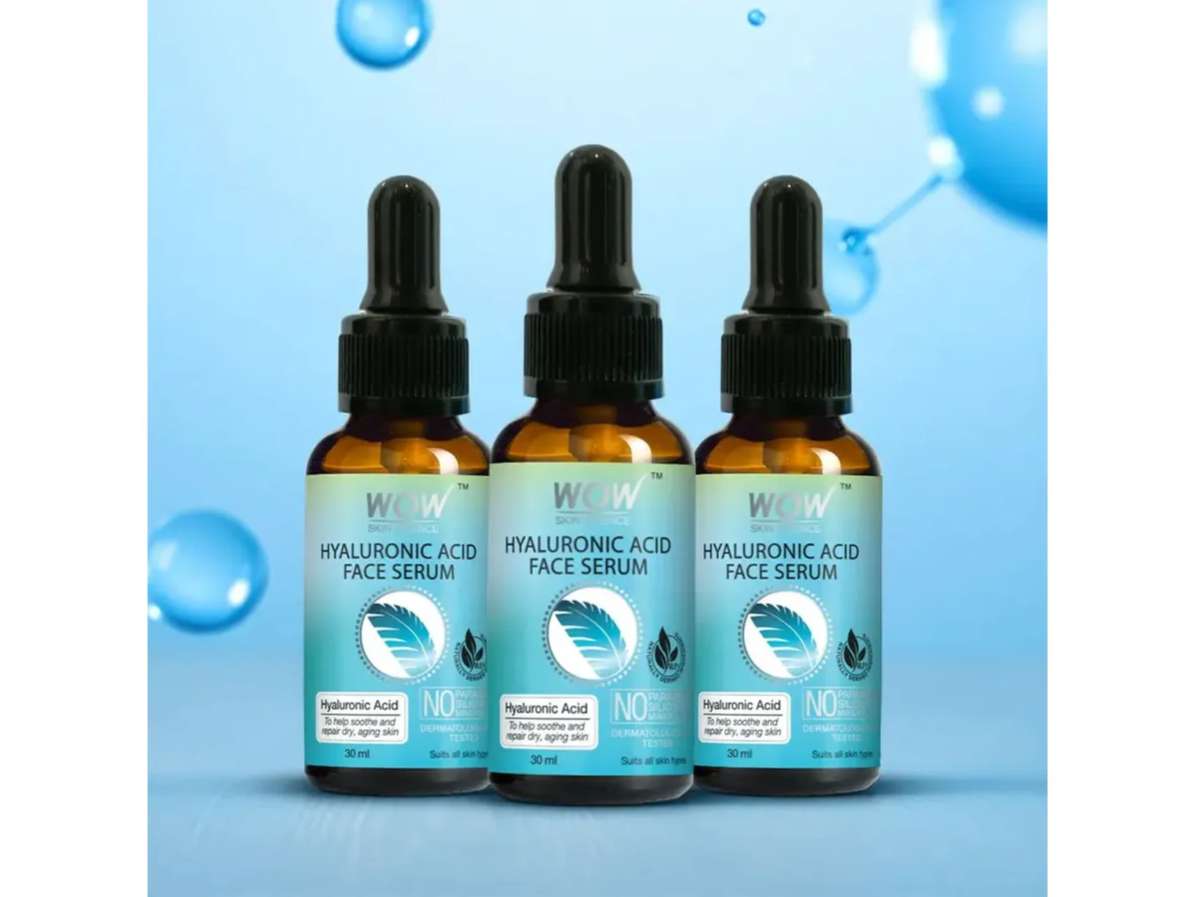 WOW Skin Science Hyaluronic Acid Face Serum - 30 ml (Pack of 3)