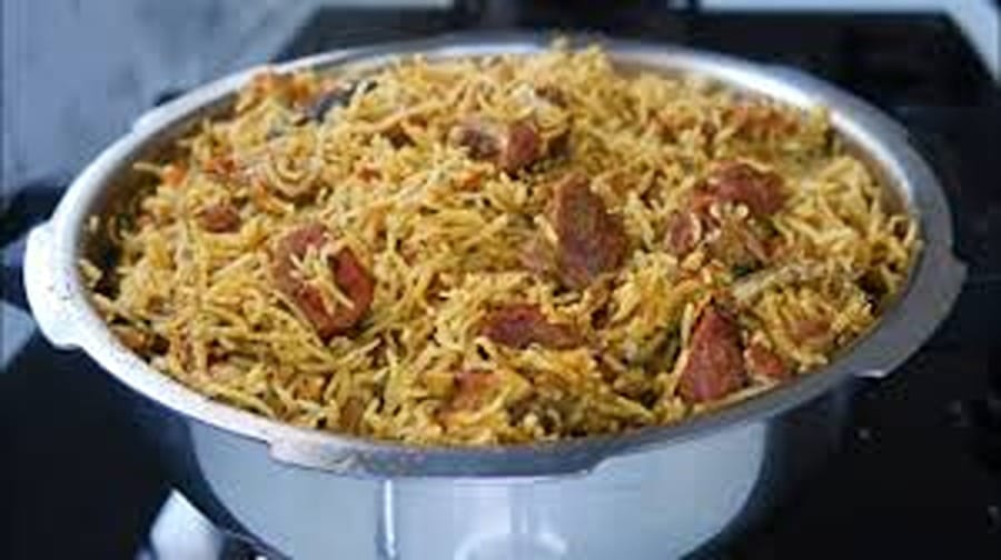 Chaap biryani [10 person]