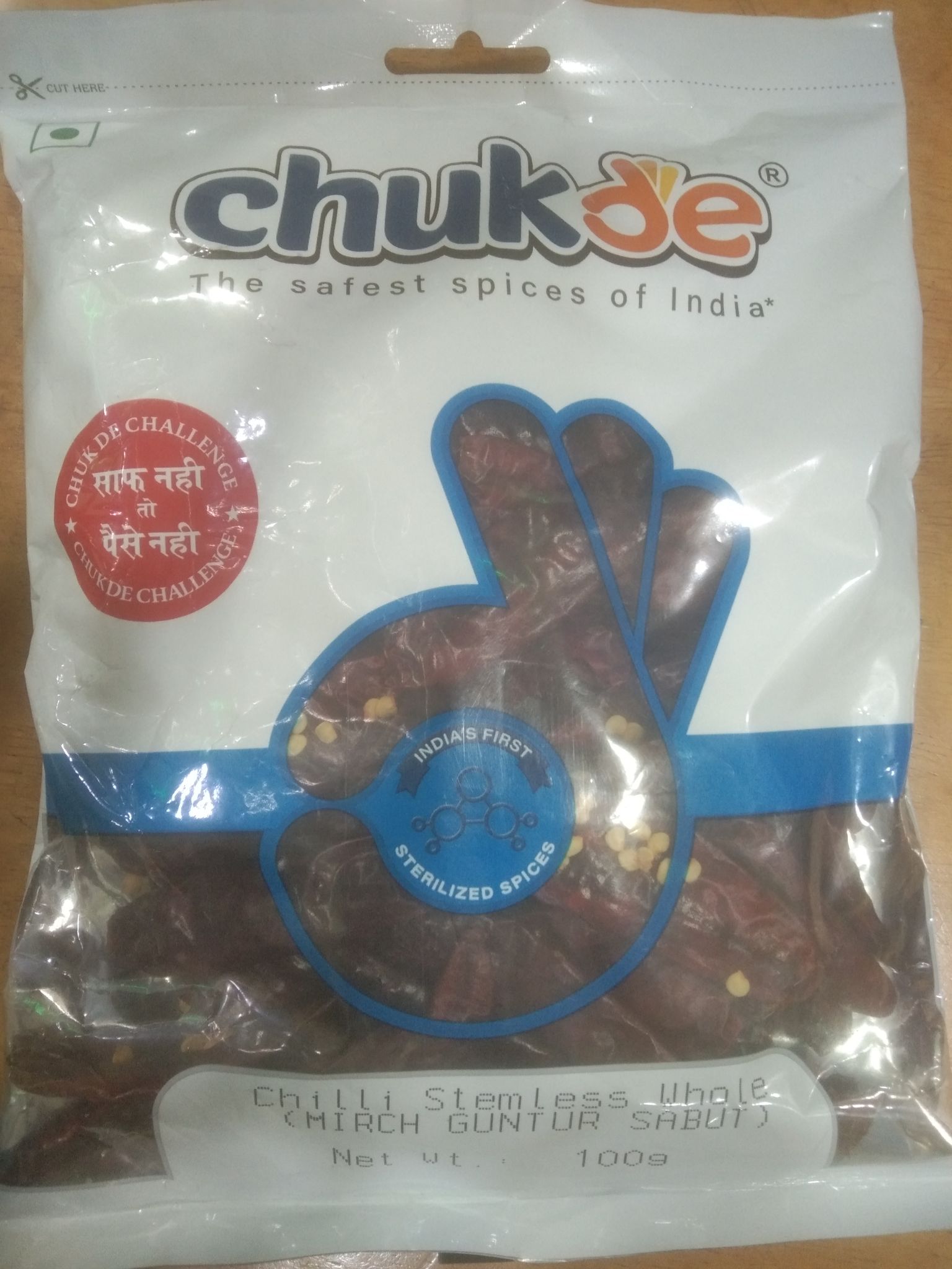 Chuk de chilli while