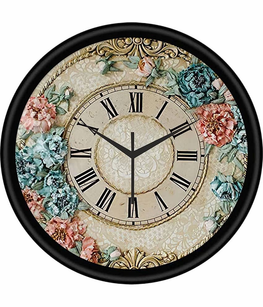 KP CRAFT Circular Analog Wall Clock