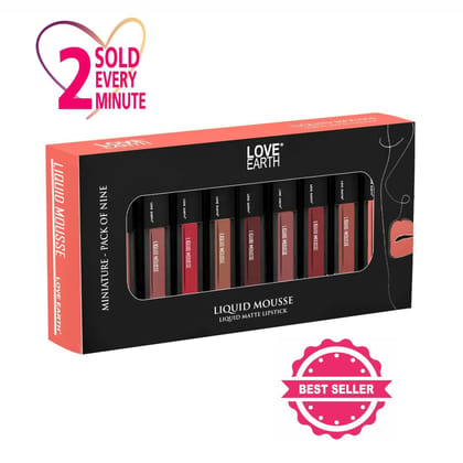 Liquid lipstick minis - Pack of 9