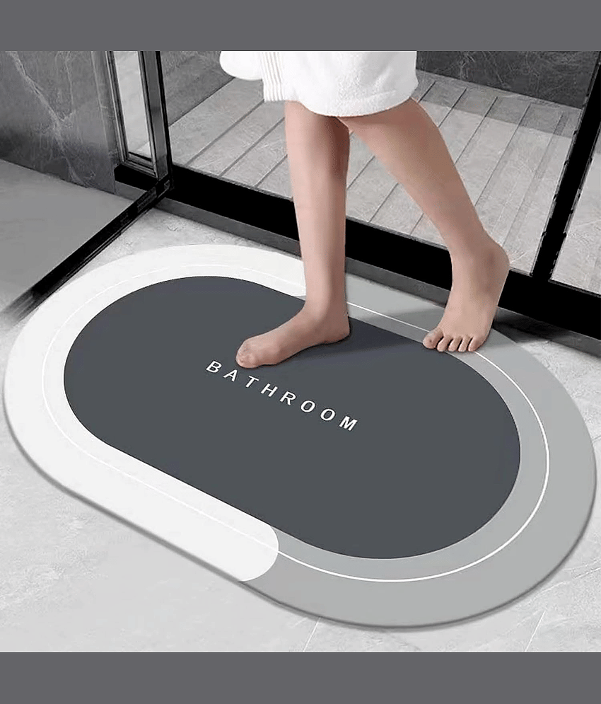 Flyhomes Set of 1 Anti-skid Rubber Door Mat ( 40 X 60 cm ) Multi