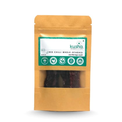 Kusha Spices Byadagi Red Chilli Whole