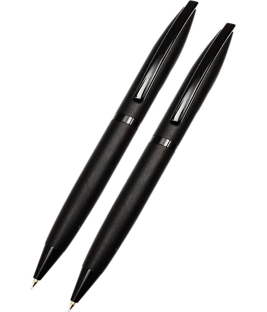 Auteur Black Ball Pen ( Pack of 2 )
