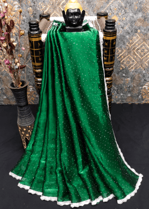 Women Embellished Bollywood Pure Silk Saree