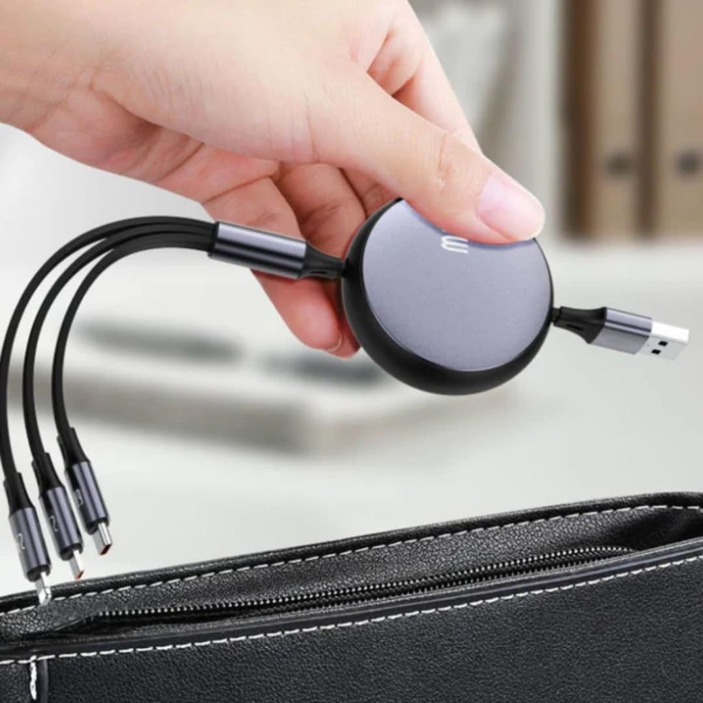 4 in 1 Retractable Charging Cable