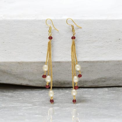 Sri Jagdamba Pearls Adora Pearl Earrings For Women Girls