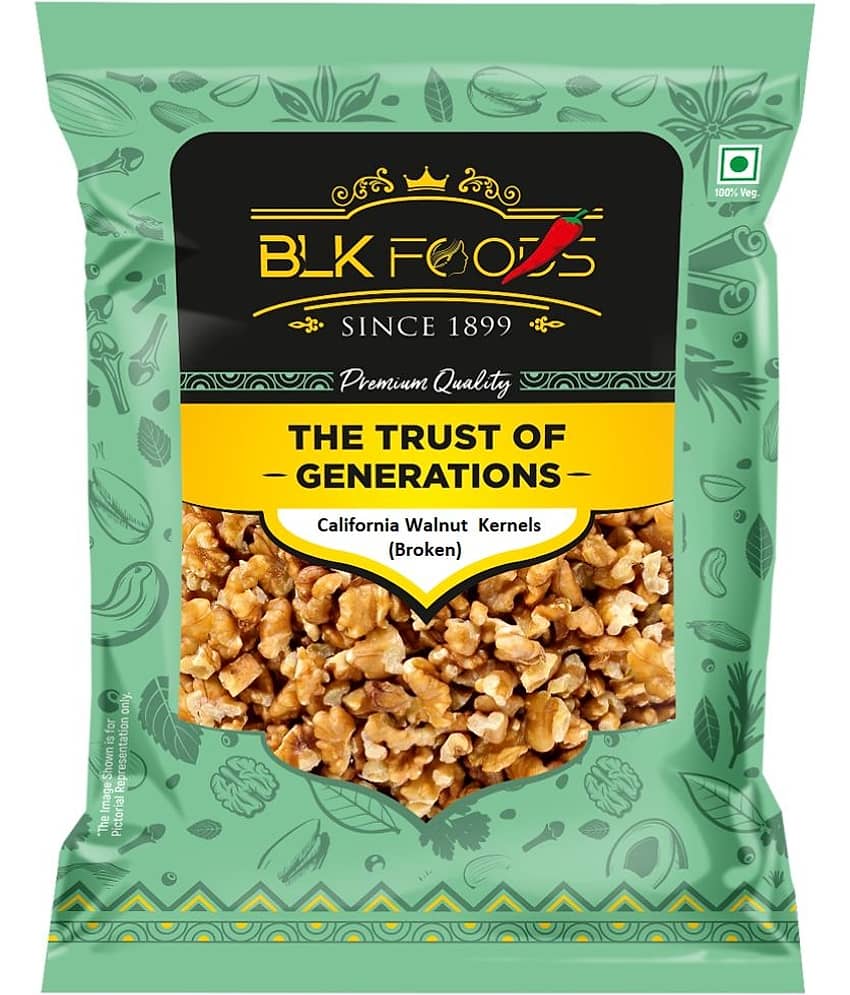BLK FOODS Broken Walnuts(Akhrot giri) 200g g