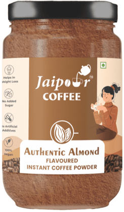 Jaipour Coffee Almond, 60 gm Glass Jar