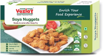 Vezlay Soya Nuggets, 200 gm