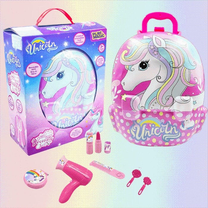 PlayMagic Backpack Dressing Set Unicorn