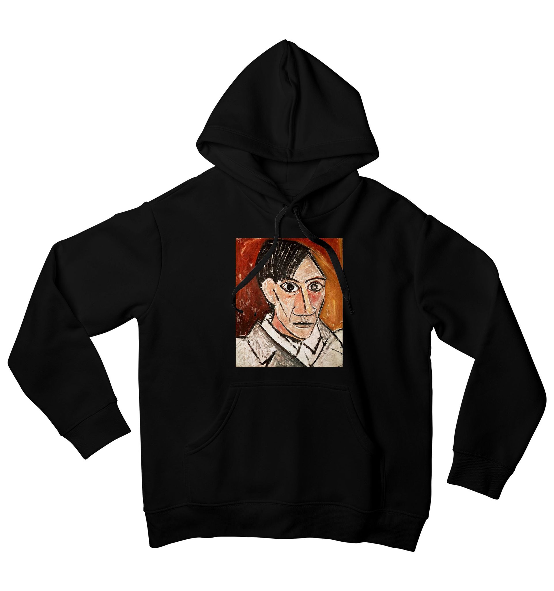 Picasso Self-Portrait (1907) Art Hoodie-40 - S / Black