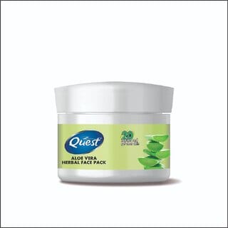 Quest Aloe  Vera Herbal Face Pack(pack of 2)60GM