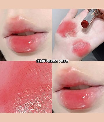 DAIMANPU Pink Rose Glossy Lipstick 10