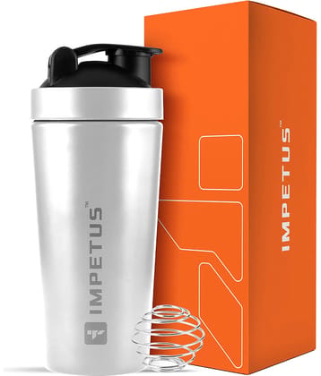 Impetus Stainless Steel White 700 mL Shaker ( Pack of 1 )