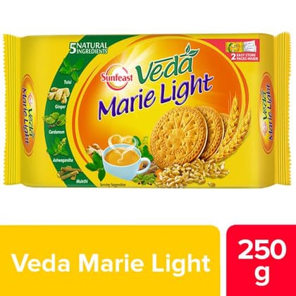 Sunfeast Veda Marie Light Biscuits, 250 gm