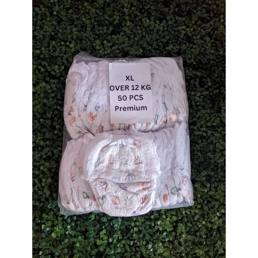 Baby Diaper Regular Quality 50 pieces- XL Size (Loose)