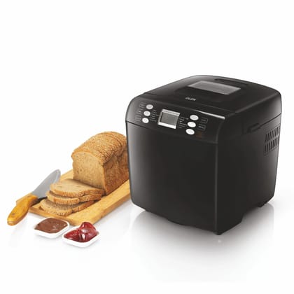 Atta Kneader & Bread Maker, Fully Automatic, 12 Pre-Set Functions, Electronic Control Panel 550W - Black (3039)