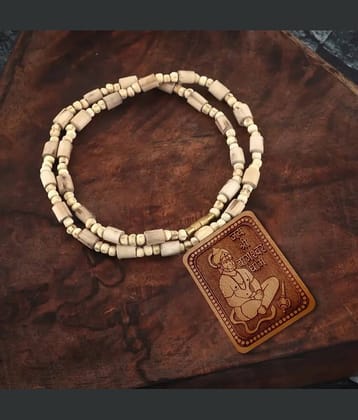 Original & Natural Tulsi Kanthi Mala With Hanuman ji Shri Bageshwar Dham