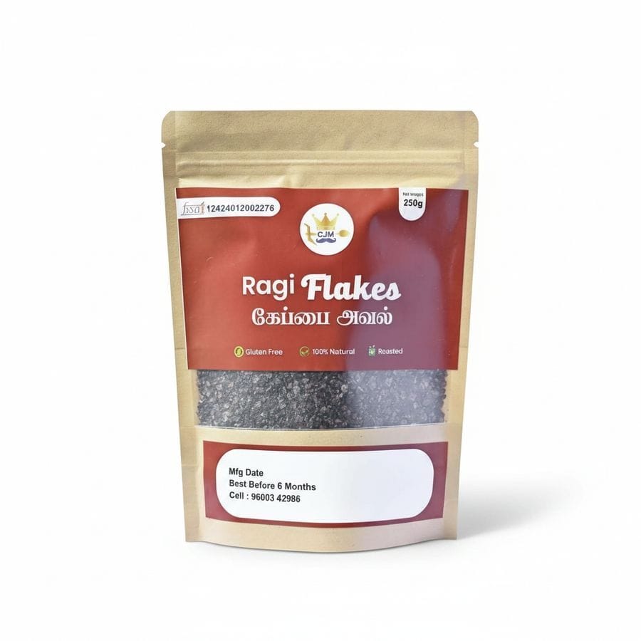Ragi Flakes - 250 gm - One stand-up pouch