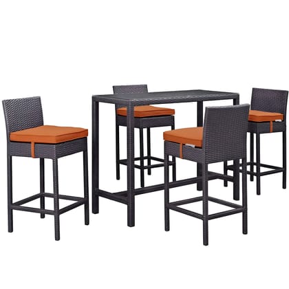 Patio Bar Chairs and Table Set For Outdoor, Garden, Living Room