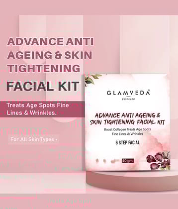 Glamveda Skin Tightening 3 Times Use Facial Kit For All Skin Type Aloe Vera 40 ( Pack of 1 )