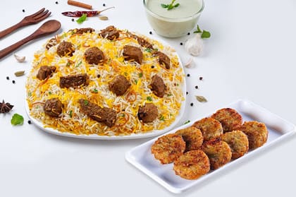 Mutton Kefta Biryani Family Pack