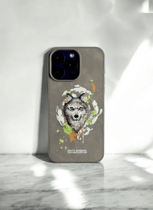 Santa Barbara Grey Wolf Case for iPhone 15 Plus