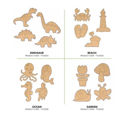 The Talking Canvas DIY Magnet Painting Kit for Kids - 4 Designs-Beach