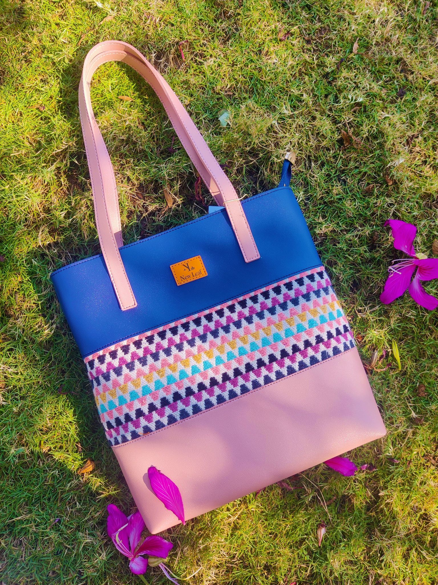 Cotton-Grape Candy Tote Bag