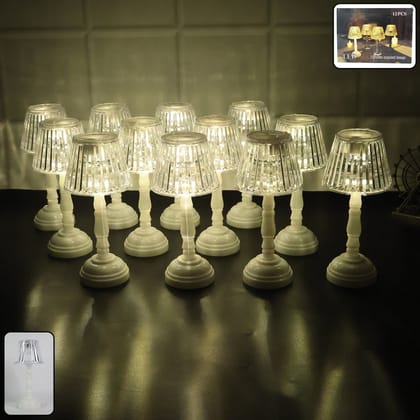 LED Crystal Table Lamps (12 Pc)_assorted colour