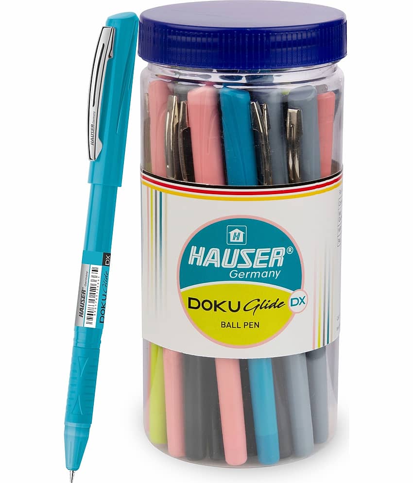 Hauser Dokuglide Dx Blue Ball Pen Pack Of 25