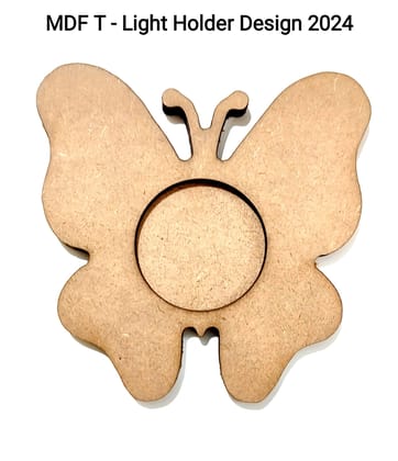 Brand Zero MDF Tea Light Holder Double Layer - Design BZMDFTEALHDDL2024