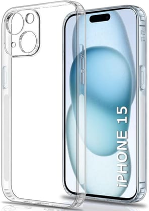 PLUGTECH TPU Ultra Hybrid Clear Camera Protection Back Cover Case for iPhone 15
