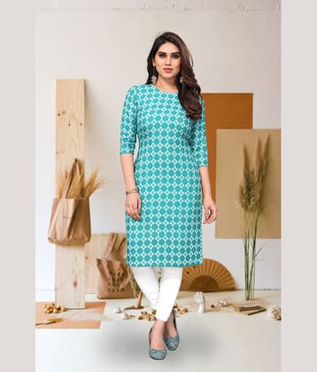KETAKI FASHION Pack of 1 Crepe Printed Straight Women's Kurti - ( Multicolor )