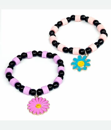 DAIVYA WELLNESS - Multicolor Bracelet ( Pack of 2 )