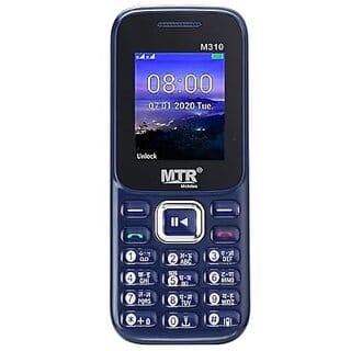 MTR M310 (Dual Sim, 1.8 Inches Display, 1000mAh Battery, Dark Blue)