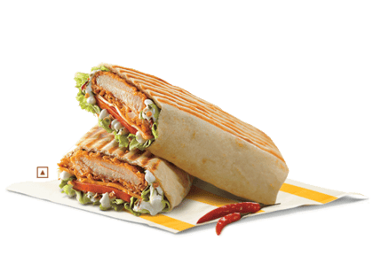 Big Spicy  Chicken Wrap