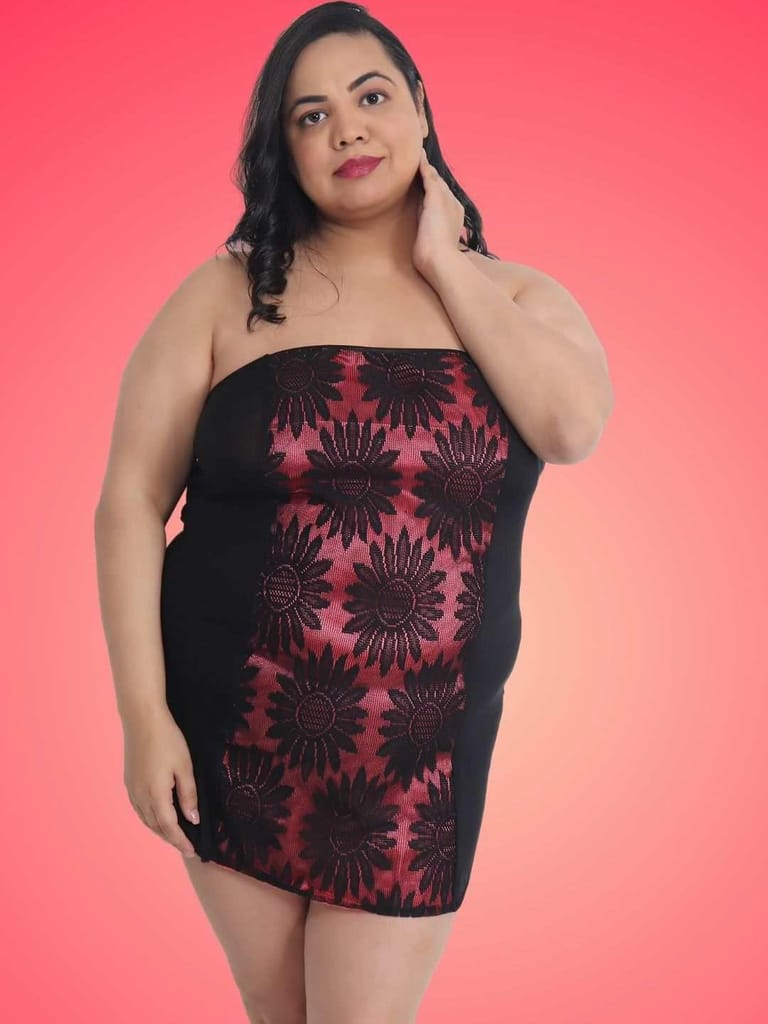 Plus Size Sexy Peach Bridal Babydoll Bikini Dress for Honeymoon BB13H - Nightwear & Loungewear | Buy online on ZillyBuy