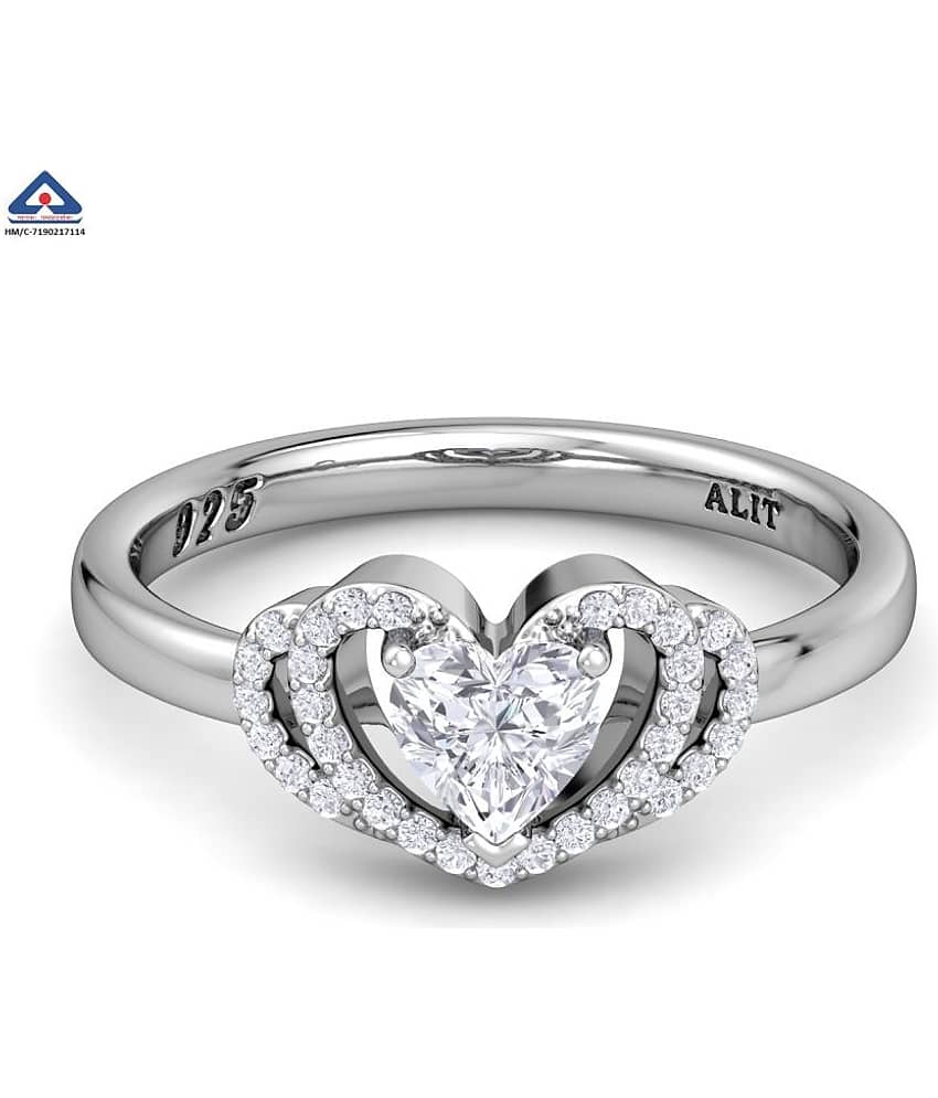 ALITJEWELLERY - Silver Rings ( Pack of 1 )