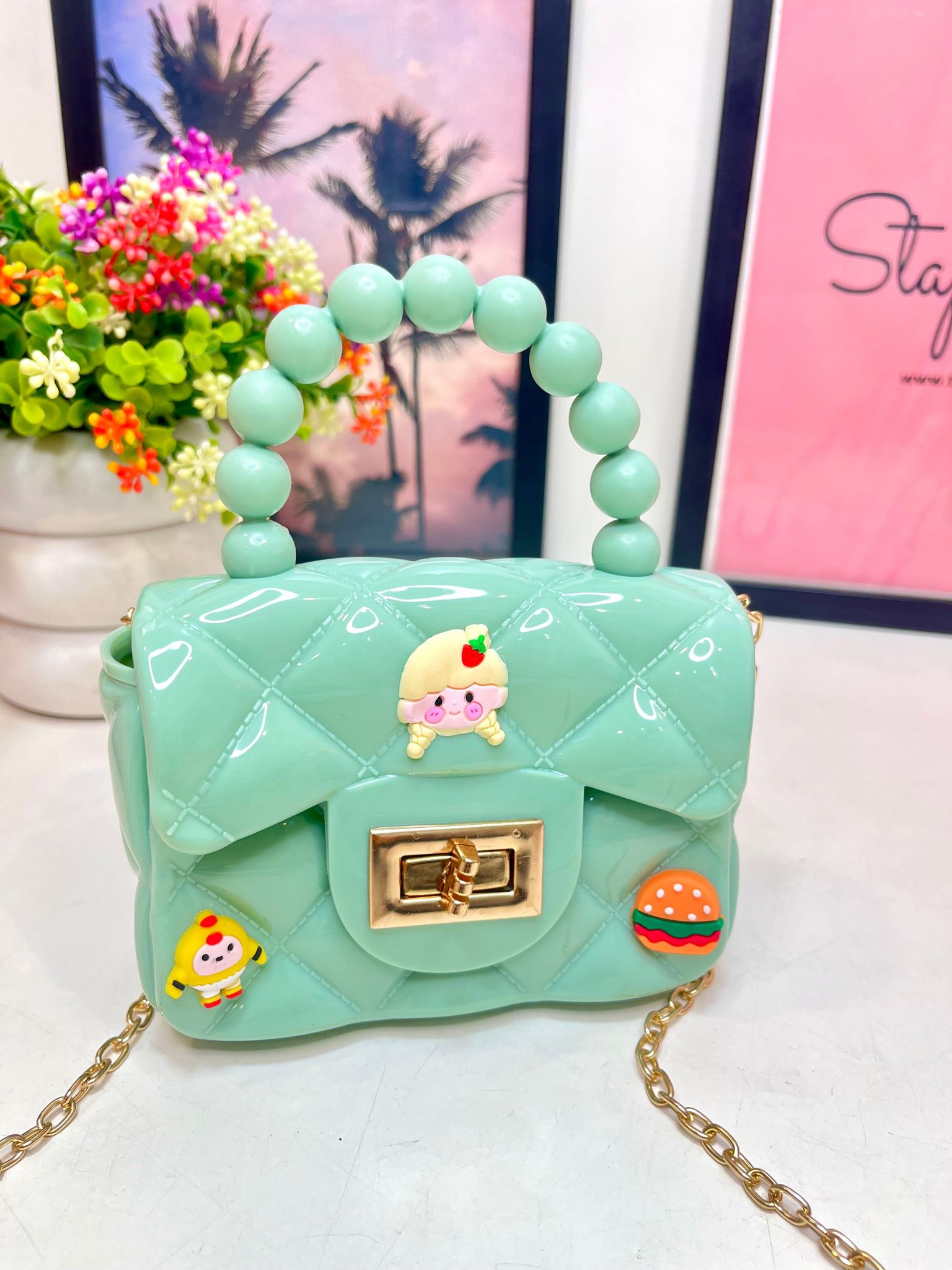 Miniature Charm Sling Bag | Cute Miniature Sling Bag-Black