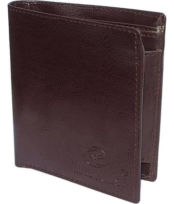 Nice Purse PU,Leather Solid Men's Regular Wallet,Two Fold Wallet With 3 Slots For Card ( Antique Brown , Pack of 1 )