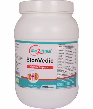 Way2Herbal Ston Vedic Tablet 900 No.S Pack of 1
