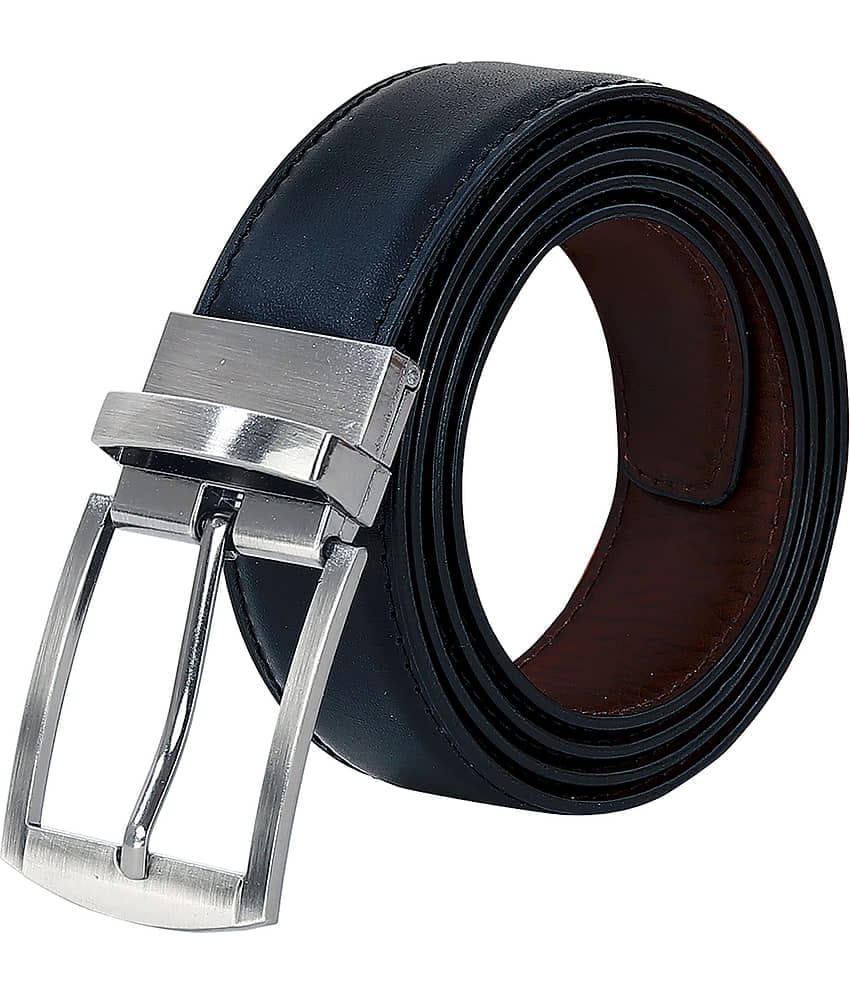 Leather World - Synthetic Men's Reversible Belt ( Pack of 1 )