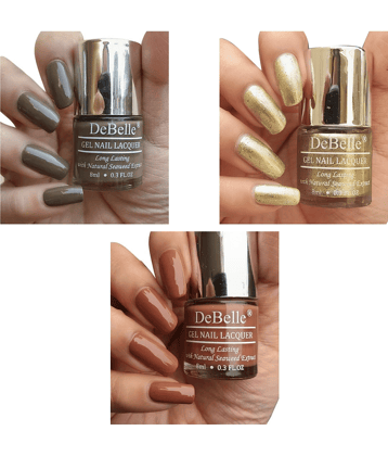 DeBelle Multi Glossy Nail Polish 24 ( Pack of 3 )