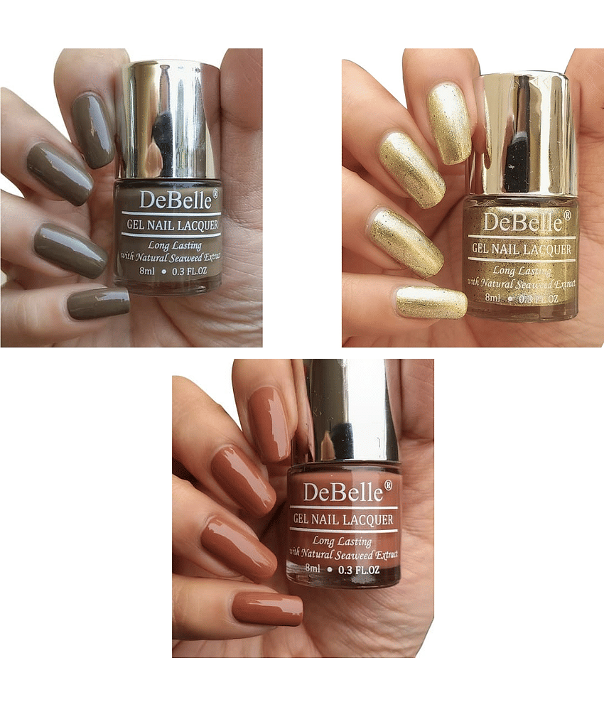 DeBelle Multi Glossy Nail Polish 24 ( Pack of 3 )