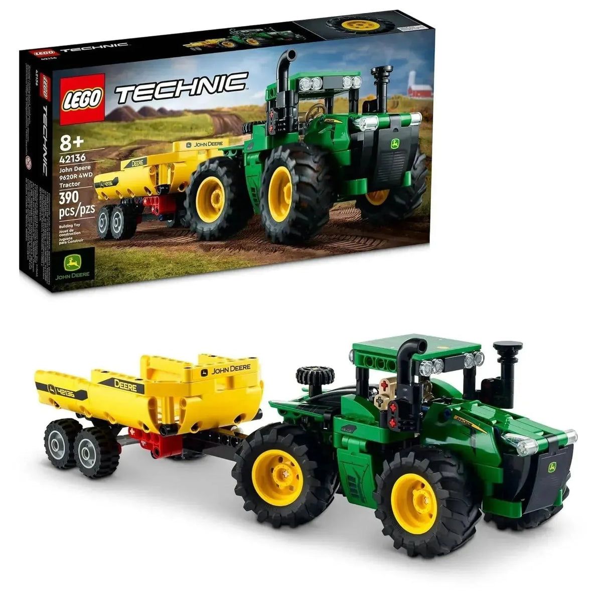 Lego Technic 42136 John Deere 9620R 4WD Tractor