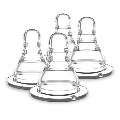 luvlap Essentials Nipple for 9 months + infant whole size x Pack Of 2 Nipples