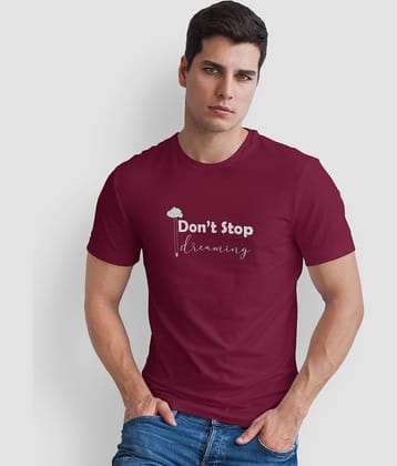 The Twenty Eight Pack of 1 Cotton Regular Fit Men's T-Shirt ( Maroon )